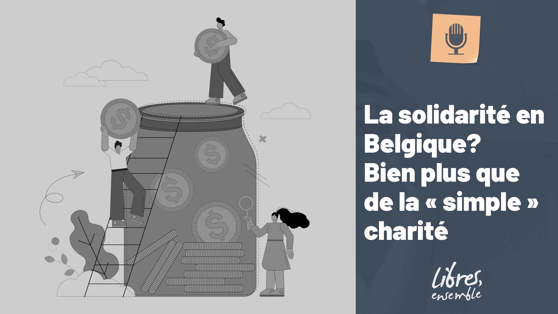 La solidarité en Belgique? Bien plus que de la « simple » charité